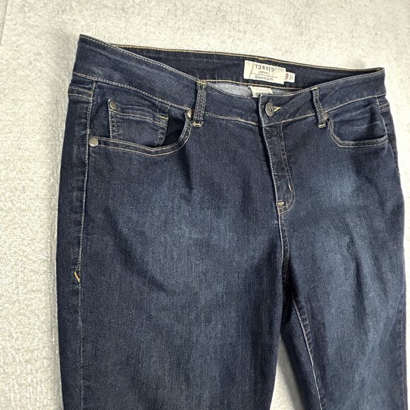 Torrid Jeans Womens 14 Regular Curvy Super Stretch Skinny High‎ Rise Blue Casual - Picture 5 of 16